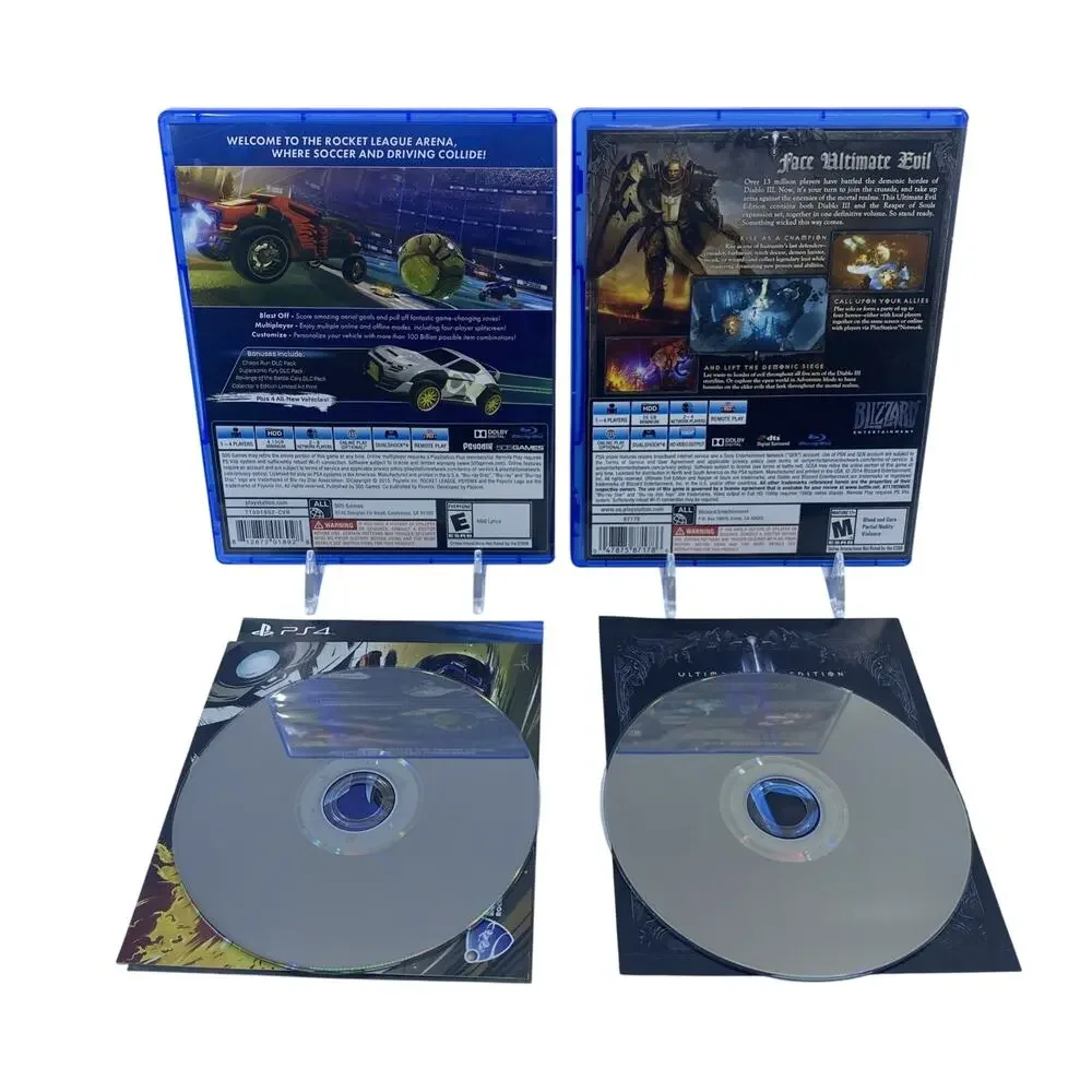 Rocket League Collector’s Edition & Diablo III Ultimate Evil PS4 CIB Tested
